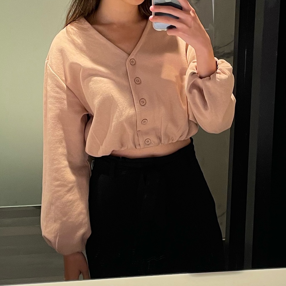 OAK + FORT Pink Women's Sweater
